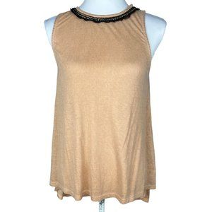 Anthropologie Sleeveless Lightweight High Low Blouse Size Small